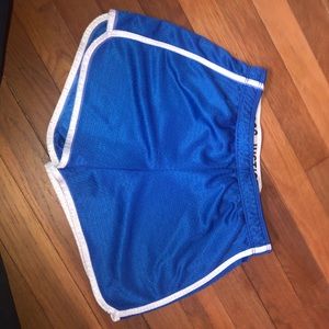 Justice blue sports shorts